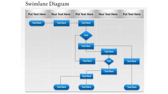 Business Diagram Swimlane And Sequence Diagram Business Framework Model