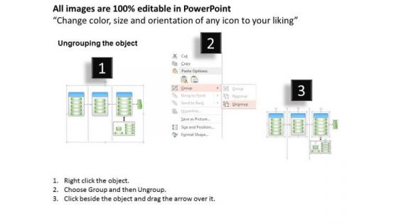 Business Diagram Swimlane Diagram To Map A Process Presentation Template