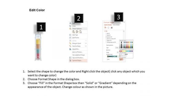 Business Diagram Test Tube For Data Analysis Presentation Template