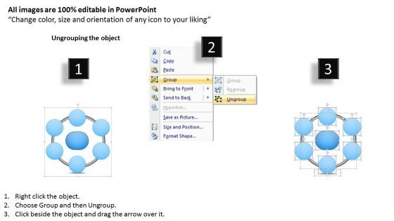 Business Diagram The Six Elements Of Corporate Strategy PowerPoint Presentation