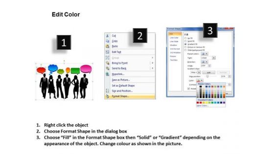 Business Diagram Thoughts Style 1 Sales Diagram