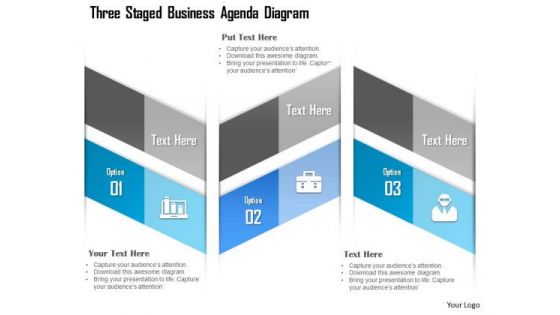 Business Diagram Three Staged Business Agenda Diagram Presentation Template Business Diagram Three Staged Business Agenda Diagram Presentation Template