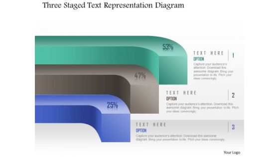 Business Diagram Three Staged Text Representation Diagram Presentation Template Business Diagram Three Staged Text Representation Diagram Presentation Template