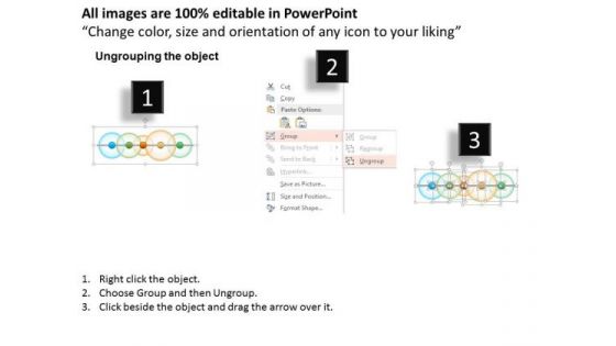 Business Diagram Timeline Circles For Business Presentation Template