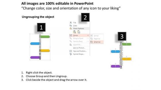 Business Diagram Timeline Four Steps Presentation Template