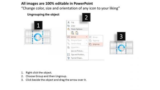 Business Diagram To Present Business Report Presentation Template
