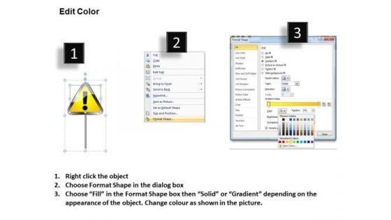 Business Diagram Traffic Direction Signs Mba Models And Frameworks