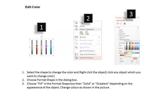 Business Diagram Up Down Slider For Data Analysis Presentation Template