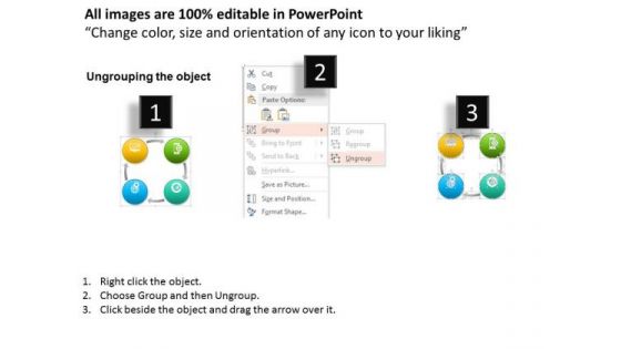 Business Diagram Vector Diagram Text Boxes For Project Management Process Presentation Template