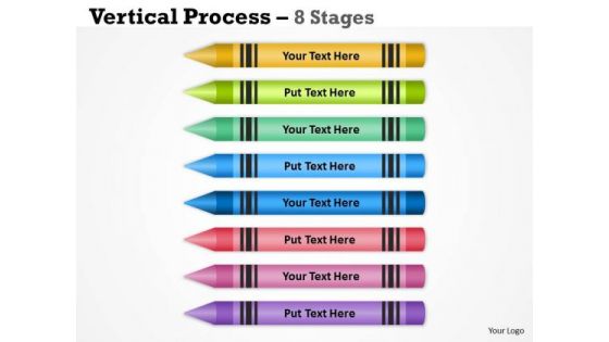 Business Diagram Vertical Process 8 Stages Marketing Diagram
