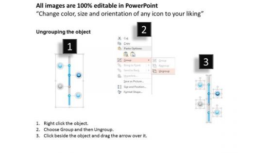 Business Diagram Vertical Timeline Agenda Diagran Presentation Template