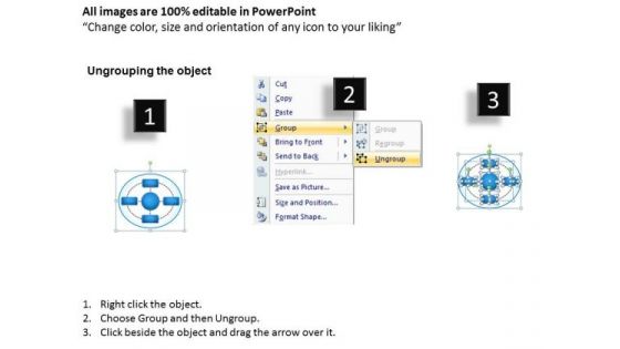 Business Diagram Virtual Organization PowerPoint Ppt Presentation