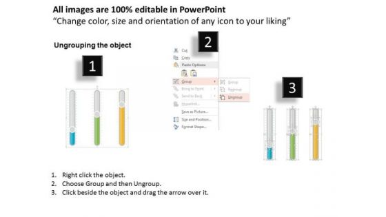 Business Diagram Volume Buttons For Planning Process Presentation Template