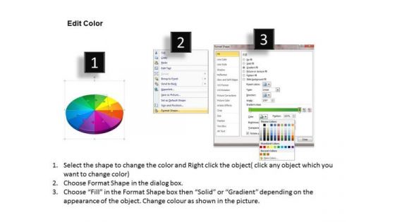 Business Diagrams PowerPoint Templates Business 3d Jigsaw Circular Pie Chart Ppt Slides