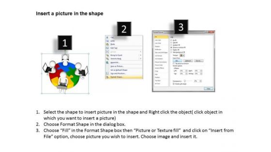 Business Diagrams Templates 3d Persons Colorful Pie Chart Marketing PowerPoint