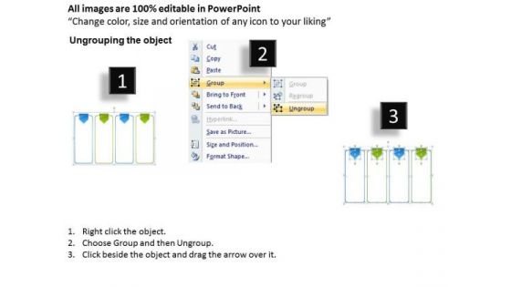Business Diagrams Templates Milestones Textboxes Process PowerPoint Slides