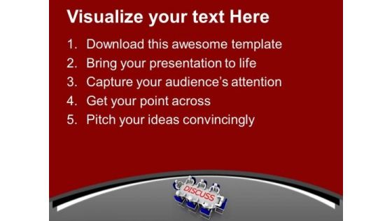 Business Discussion Target Meeting PowerPoint Templates Ppt Backgrounds For Slides 0413
