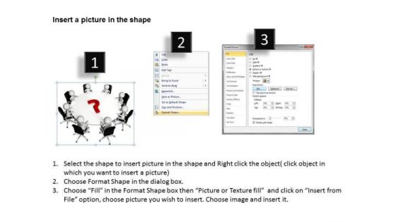 Business Entity Diagram 3d Men Sitting With Question Mark PowerPoint Slides