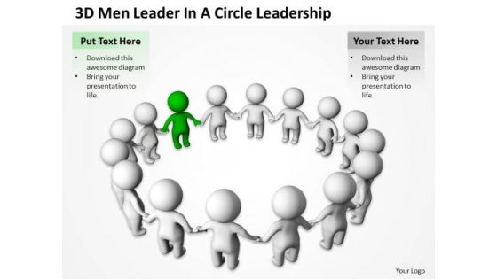 Business Entity Diagram Circle Leadership PowerPoint Templates Ppt Backgrounds For Slides