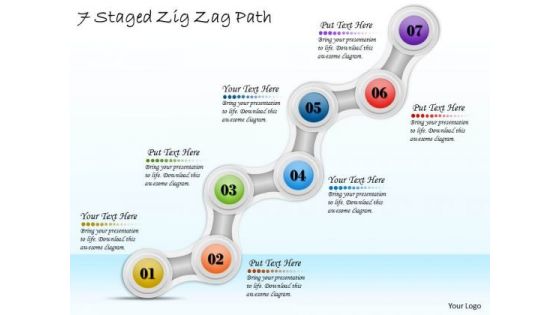 Business Expansion Strategy 7 Staged Zig Zag Path Strategic Plan Format