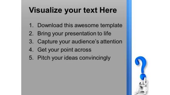 Business Failure Stressed Businessman PowerPoint Templates Ppt Backgrounds For Slides 0313