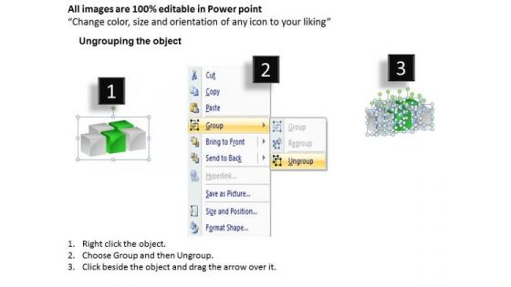 Business Finance Strategy Development 3d Cube Building Cube By Cube Strategy Diagram