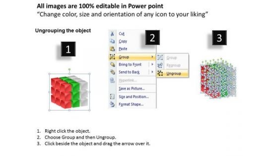 Business Finance Strategy Development 3d Cubes Style Strategy Diagram