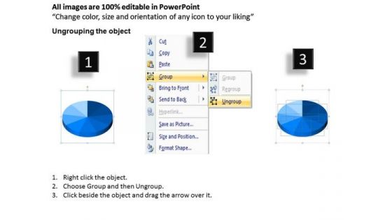 Business Finance Strategy Development 3d List Pie Circular 1 Consulting Diagram