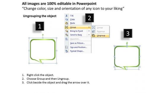 Business Finance Strategy Development Callouts Text Boxes Sales Diagram