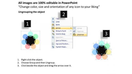 Business Finance Strategy Development Circle Series Chart 7 Stages Strategy Diagram
