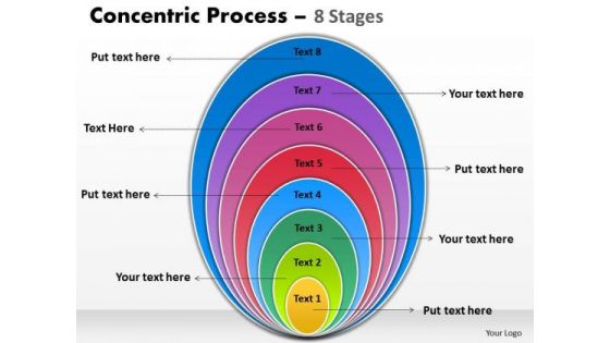 Business Finance Strategy Development Concentric Sales Diagram