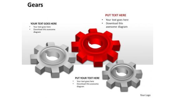 Business Finance Strategy Development Gears Business Cycle Diagram