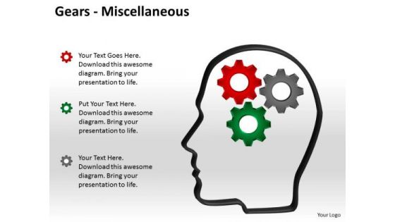 Business Finance Strategy Development Gears Misc Sales Diagram