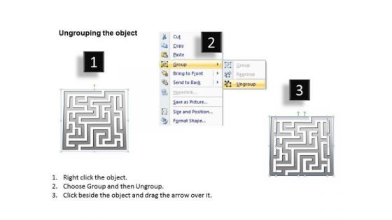 Business Finance Strategy Development Labyrinth Misc Business Diagram