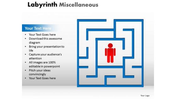 Business Finance Strategy Development Labyrinth Misc Sales Diagram