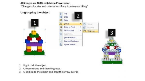Business Finance Strategy Development Lego Block Sales Diagram