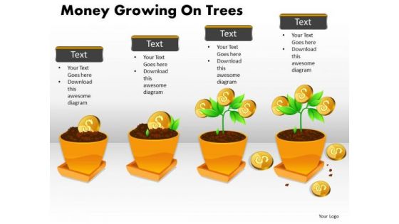Business Finance Strategy Development Money Growing On Trees Consulting Diagram