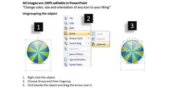 Business Finance Strategy Development Pie Chart Process 12 Stages Sales Diagram