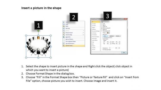 Business Flow Chart 3d Men PowerPoint Templates Meeting Slides
