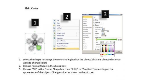 Business Flow Charts 5 Stages Hub And Spoke Circualr Process Ppt PowerPoint Slides