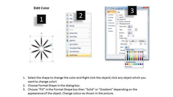 Business Flow Diagrams Of Crayons Represent Innovative Concept Ppt PowerPoint Slide