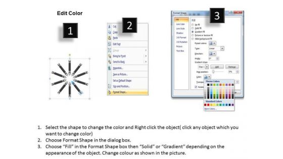 Business Flow Diagrams Of Crayons Represent Innovative Concept Ppt PowerPoint Slides