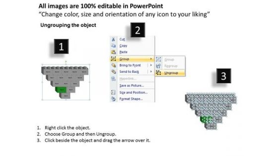 Business Flowchart Process With Building Blocks Planning Ppt PowerPoint Slides