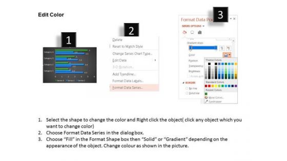 Business Framework Bar Chart In PowerPoint Presentation