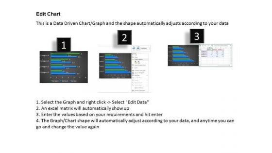 Business Framework Bar Chart In PowerPoint Presentation