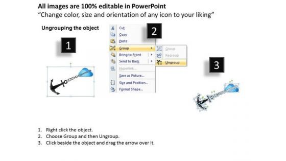 Business Framework Business Brand Anchor PowerPoint Presentation