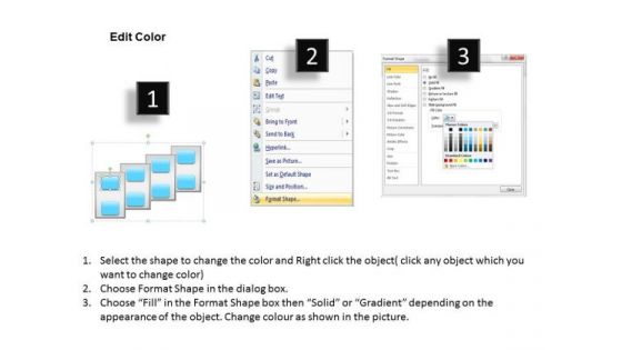 Business Framework Cascading Placement Style For Strategy Map PowerPoint Presentation