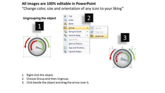 Business Framework Dial Min Max Dashboard PowerPoint Presentation