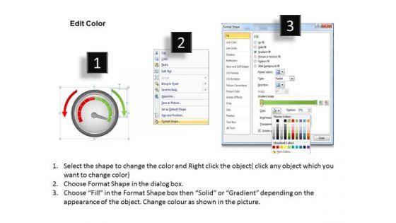 Business Framework Dial Min Max Dashboard PowerPoint Presentation