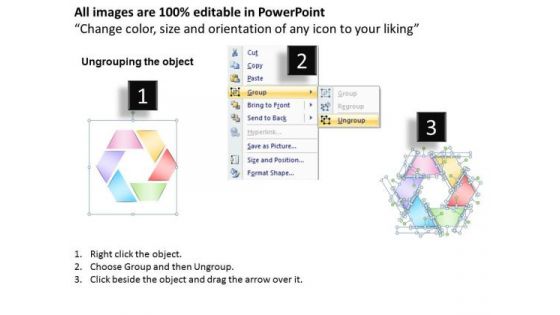 Business Framework Editable Hexagon Diagram PowerPoint Presentation